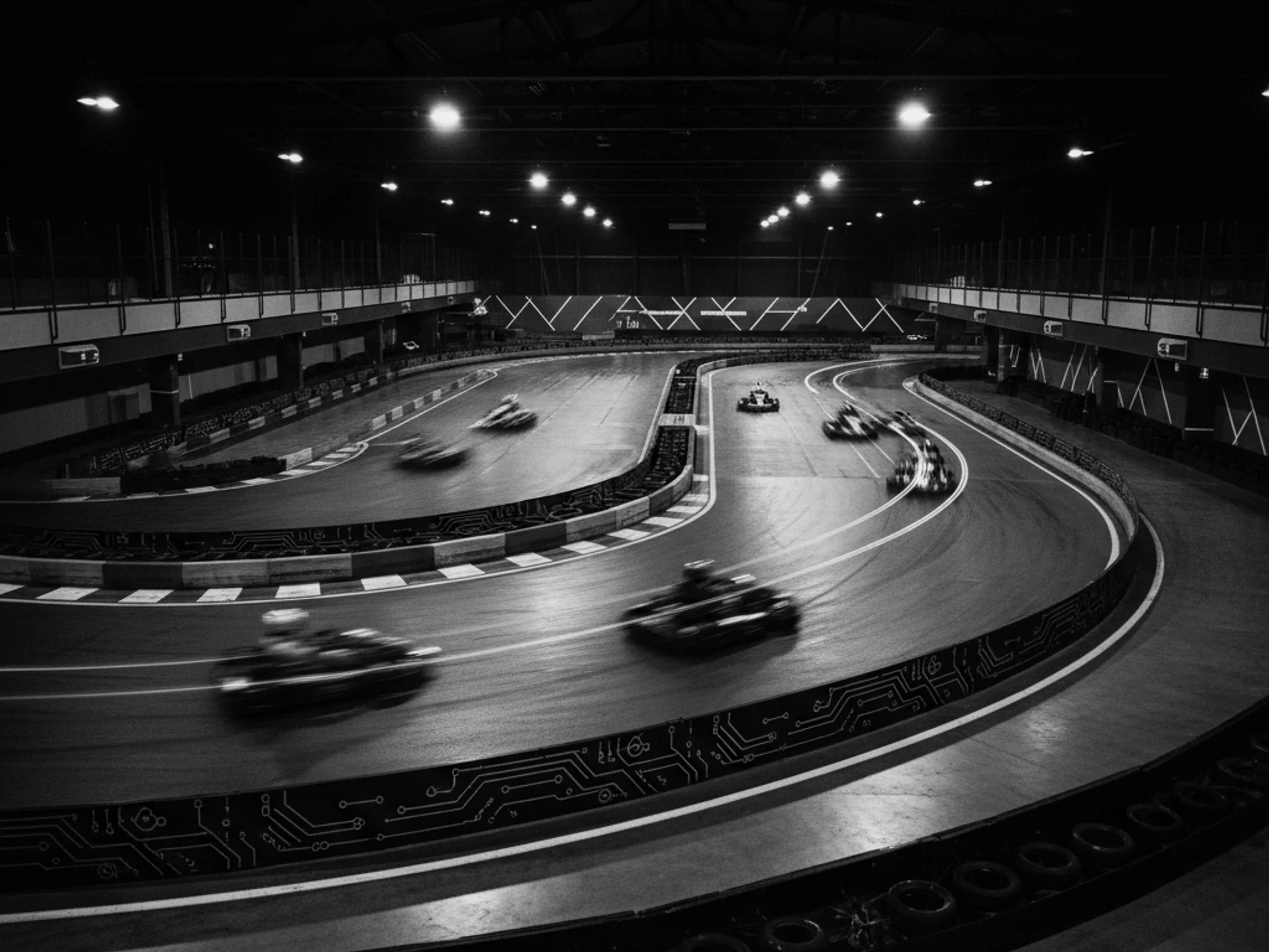 Dubai Night Karting event at Phoenix Karting