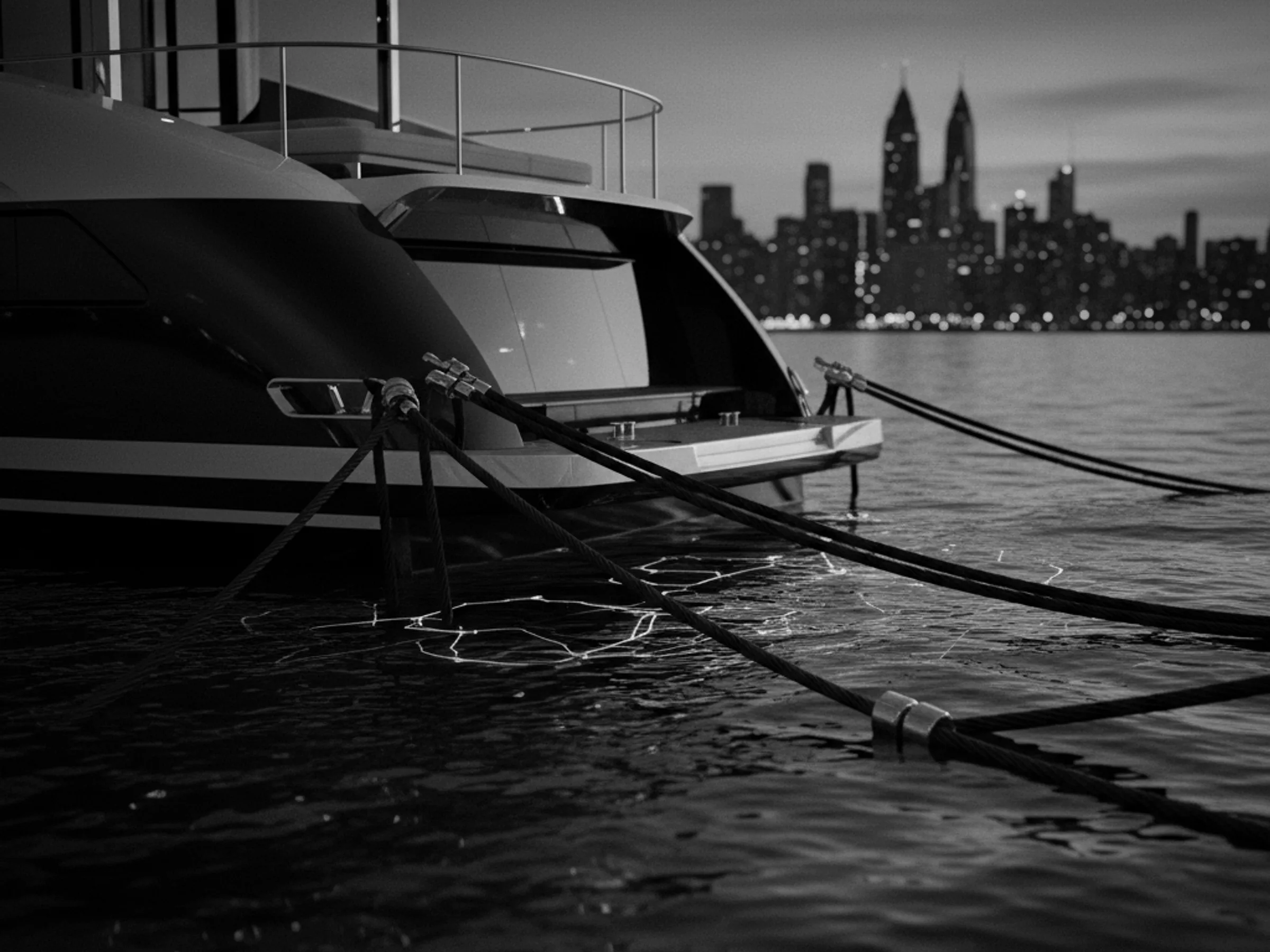 Dubai Marina Yacht Evening