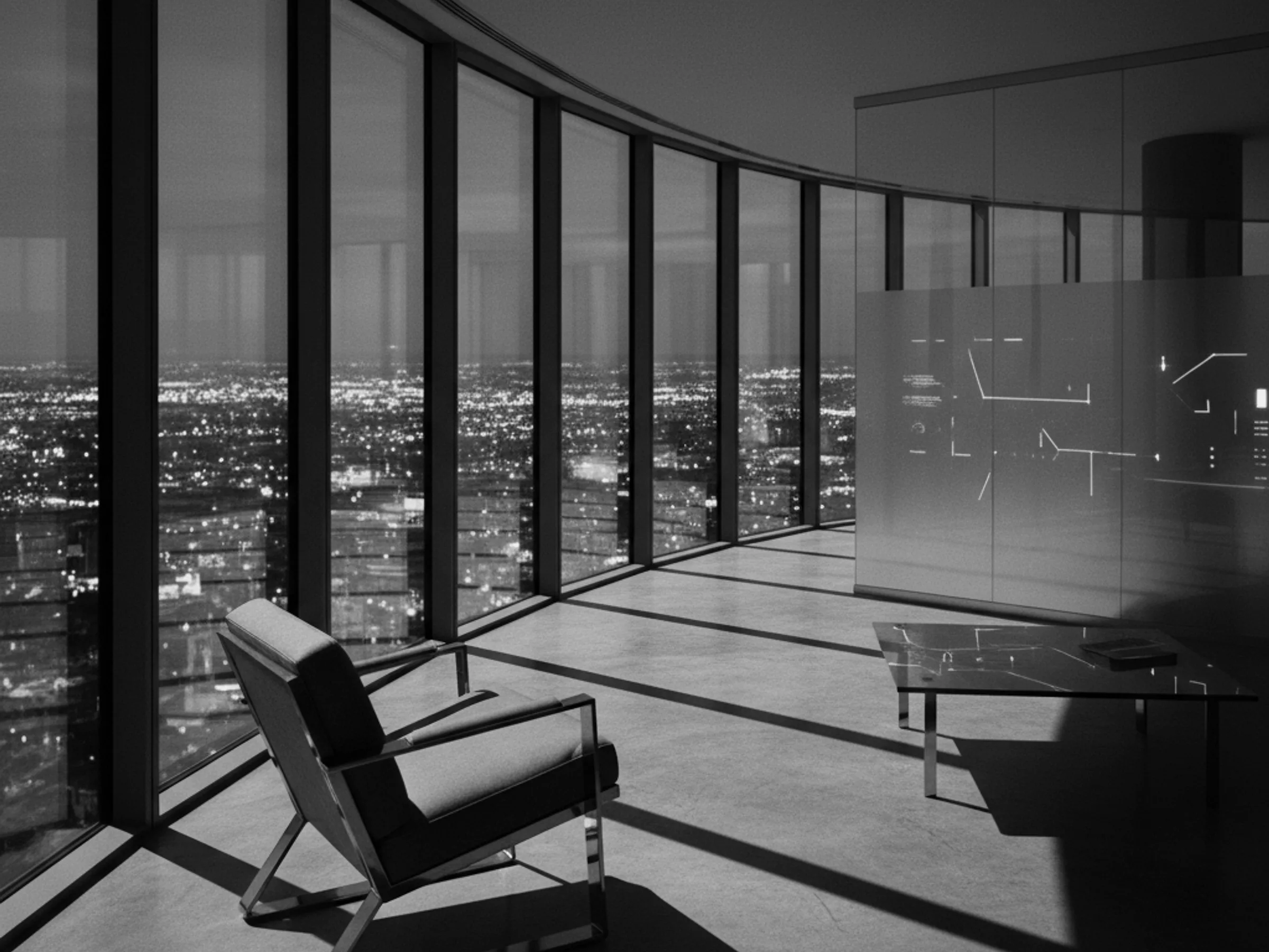 Professional consultation — monochrome editorial